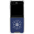 University of Arizona Basketball Mark Blue Galaxy Z Flip6 Clear Case